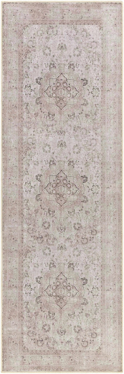 Bethany Vintage Flat Pile Washable Rug - Quahog Bay Bedding