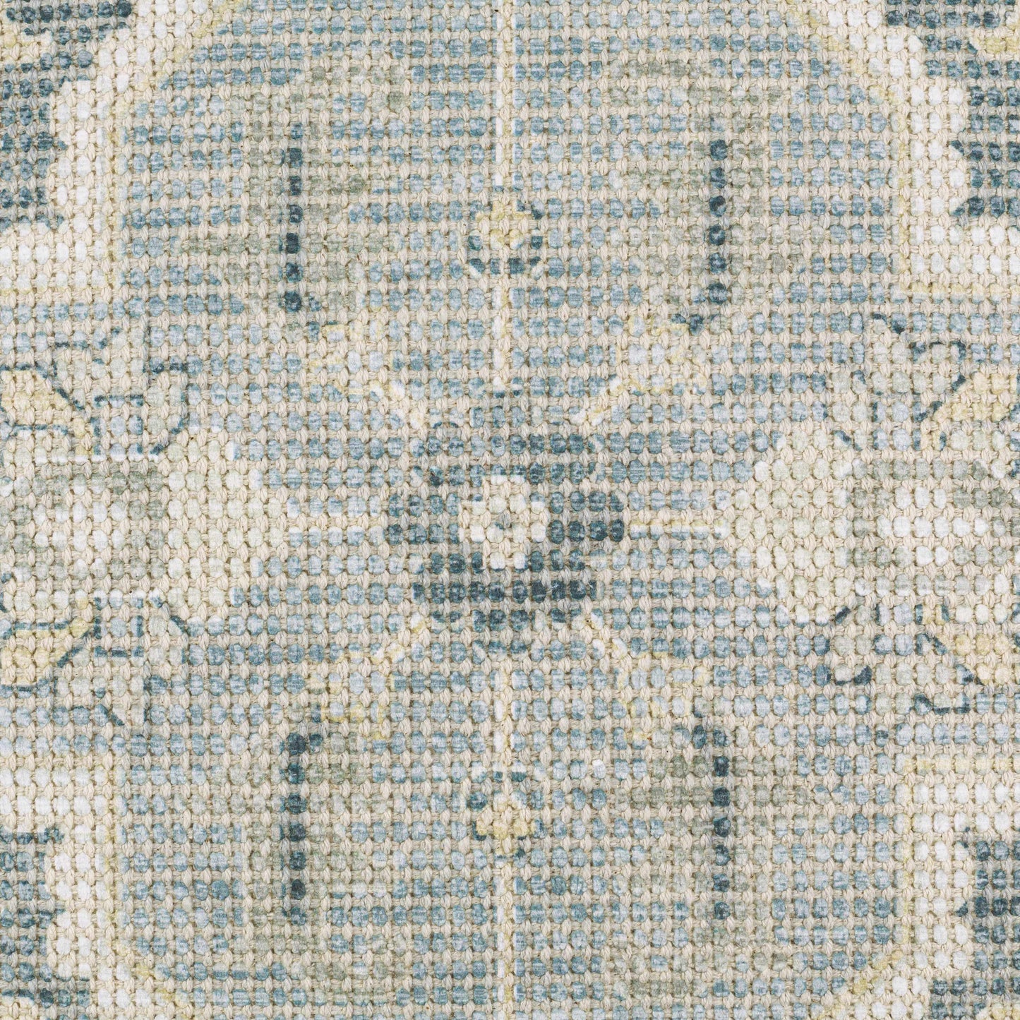 Bigaa Teal Medallion Throw Pillow