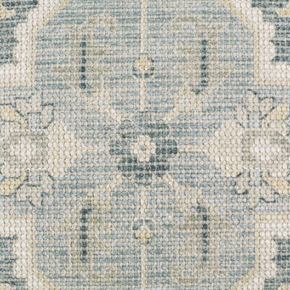 Bigaa Teal Medallion Throw Pillow