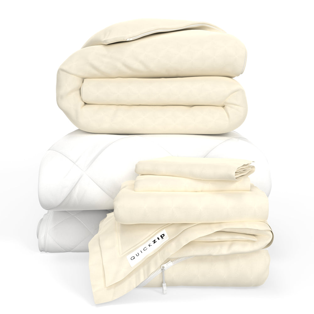 QuickZip Fresh Bed Bundle - Percale