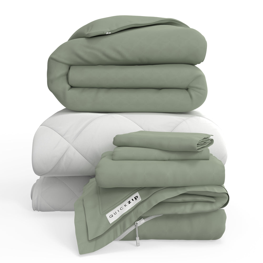 QuickZip Fresh Bed Bundle - Percale