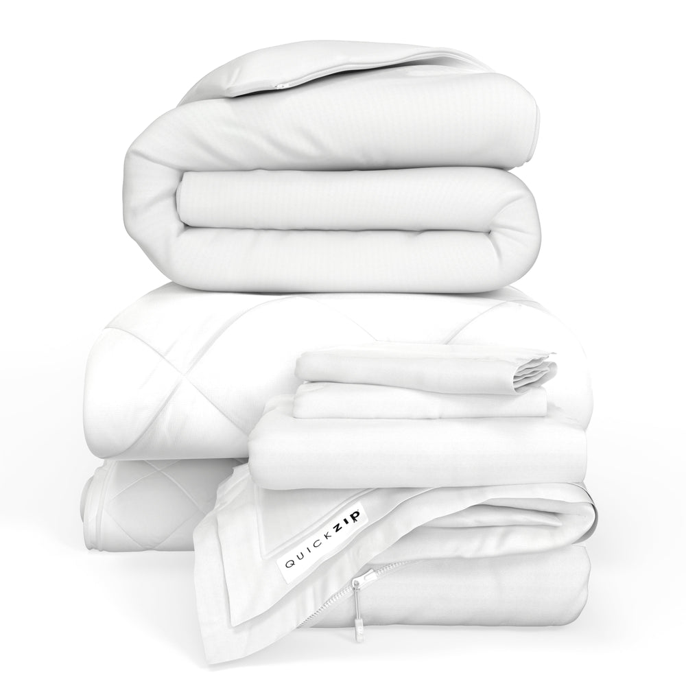 QuickZip Fresh Bed Bundle - Percale