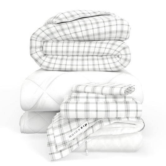 QuickZip Fresh Bed Bundle - Twilluxe Flannel