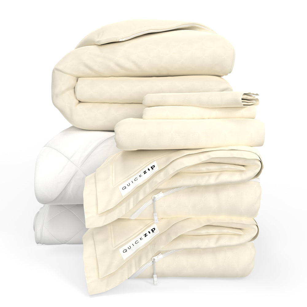 QuickZip Fresh Bed Bundle - Percale