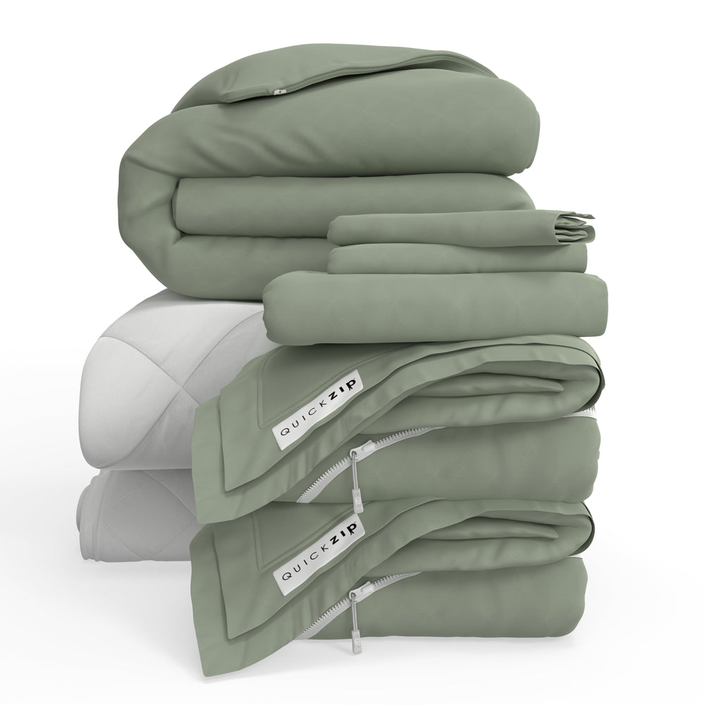 QuickZip Fresh Bed Bundle - Percale
