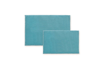 Bibb Home 5674 2 Piece Faux Fur Bath Mat Set - Quahog Bay Bedding