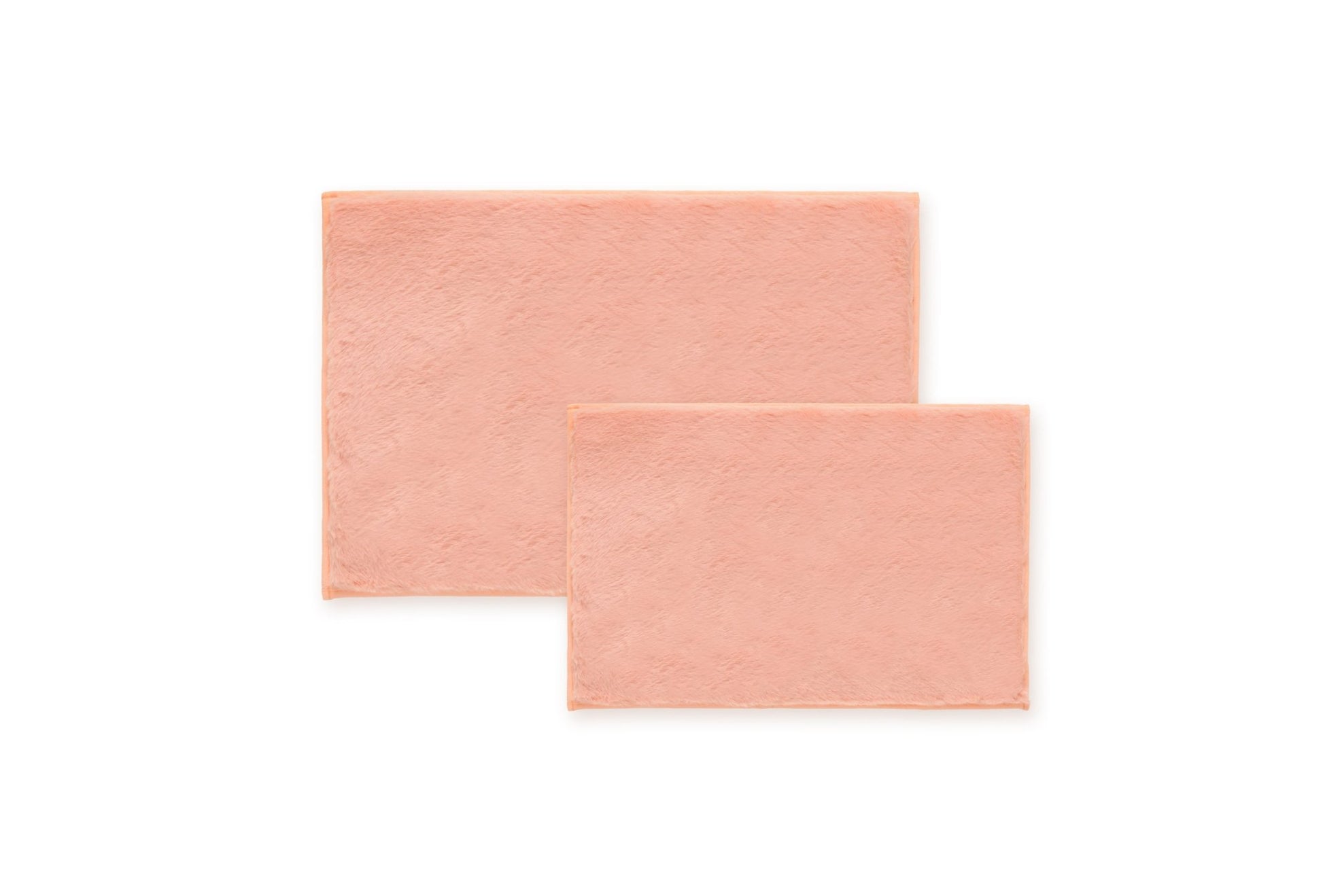 Bibb Home 5674 2 Piece Faux Fur Bath Mat Set - Quahog Bay Bedding