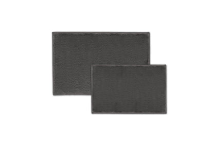 Bibb Home 5674 2 Piece Faux Fur Bath Mat Set - Quahog Bay Bedding