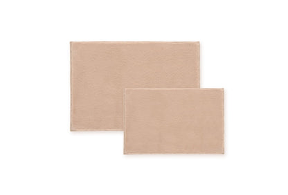 Bibb Home 5674 2 Piece Faux Fur Bath Mat Set - Quahog Bay Bedding