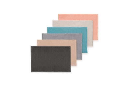 Bibb Home 5674 2 Piece Faux Fur Bath Mat Set - Quahog Bay Bedding