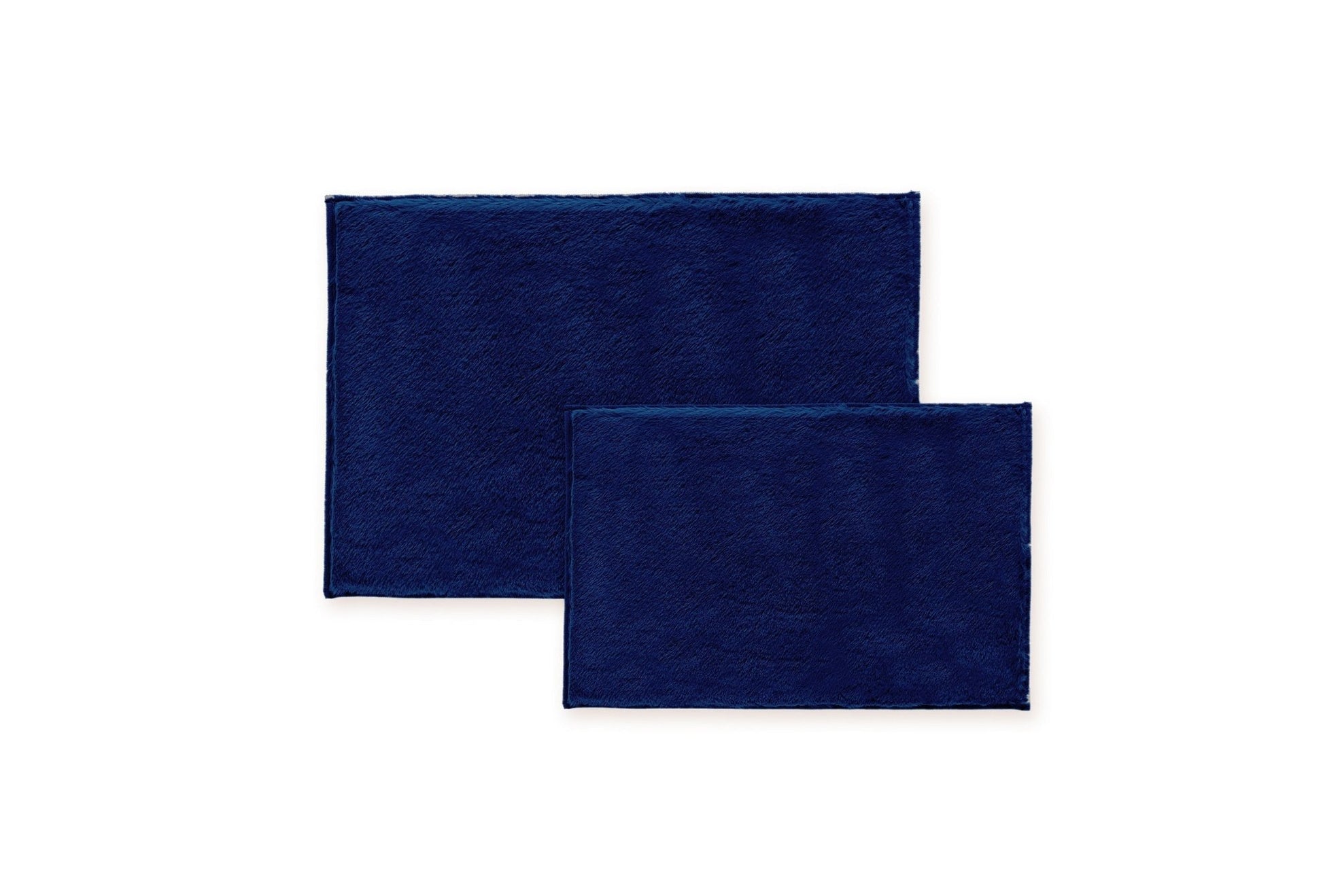 Bibb Home 5674 2 Piece Faux Fur Bath Mat Set - Quahog Bay Bedding