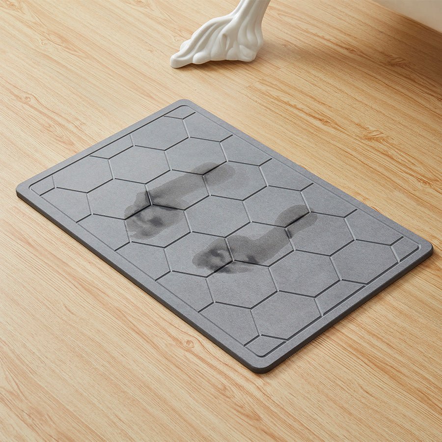 Bibb Home Diatomaceous Earth Stone Bath Mat - Quahog Bay Bedding