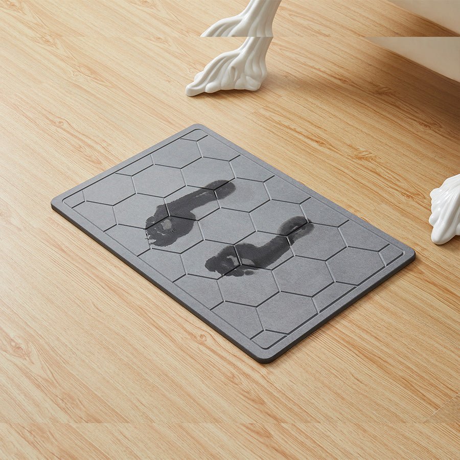 Bibb Home Diatomaceous Earth Stone Bath Mat - Quahog Bay Bedding