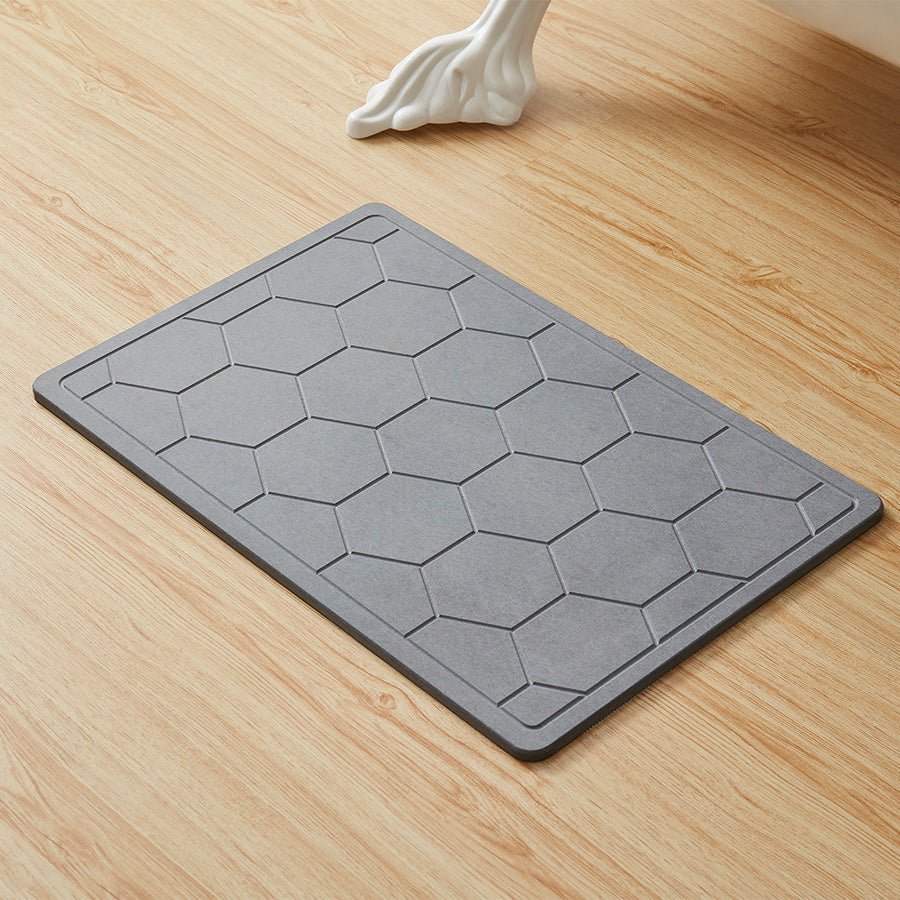 Bibb Home Diatomaceous Earth Stone Bath Mat - Quahog Bay Bedding