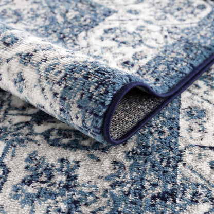 Billy Blue Medallion Rug - Promo - Quahog Bay Bedding