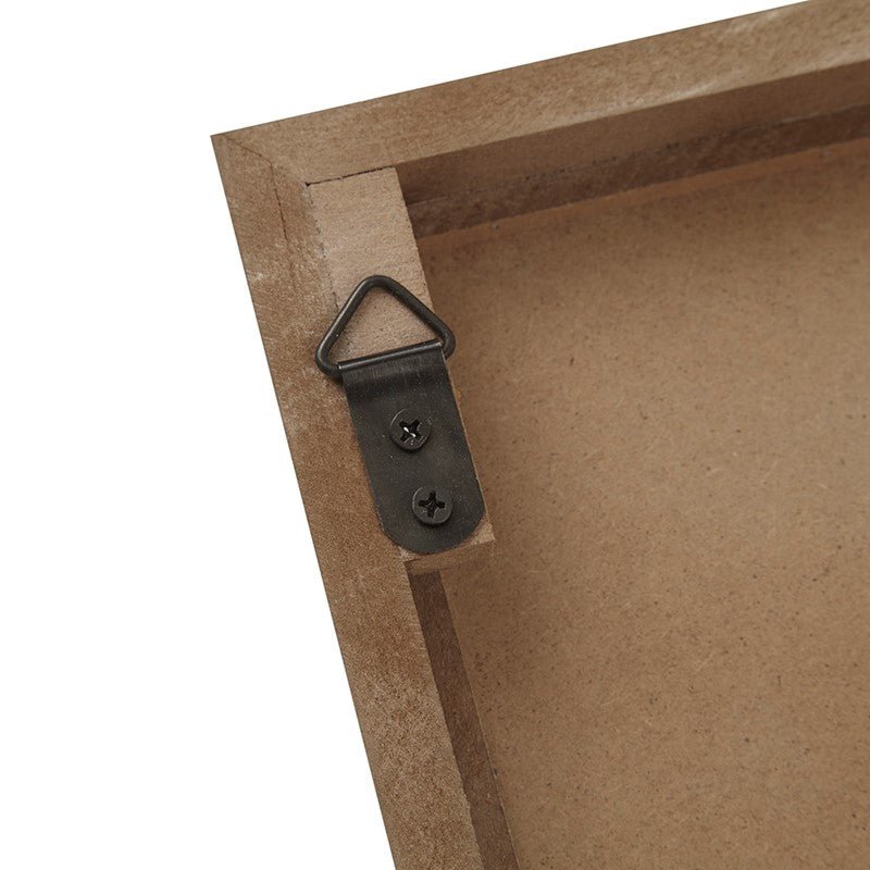 Birch Botanical Two - tone Wood Panel Wall Décor Set - Palm Fronds - Coastal Wall Decor - Quahog Bay Bedding