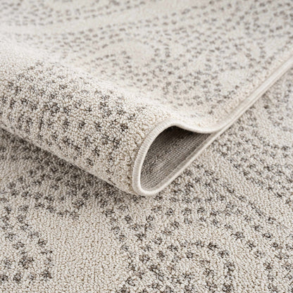 Birdwood Cream & Brown Area Rug - Quahog Bay Bedding