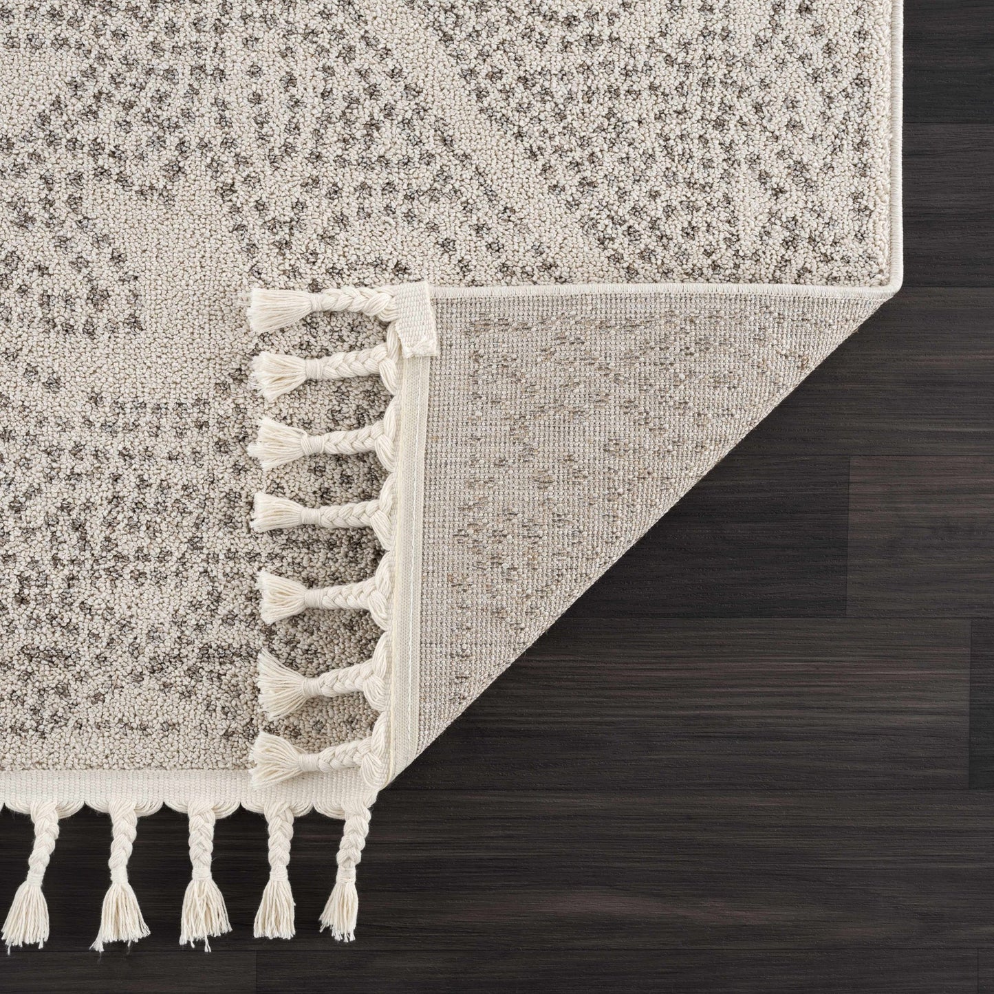 Birdwood Cream & Brown Area Rug - Quahog Bay Bedding