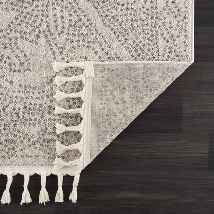 Birdwood Cream & Brown Area Rug - Quahog Bay Bedding