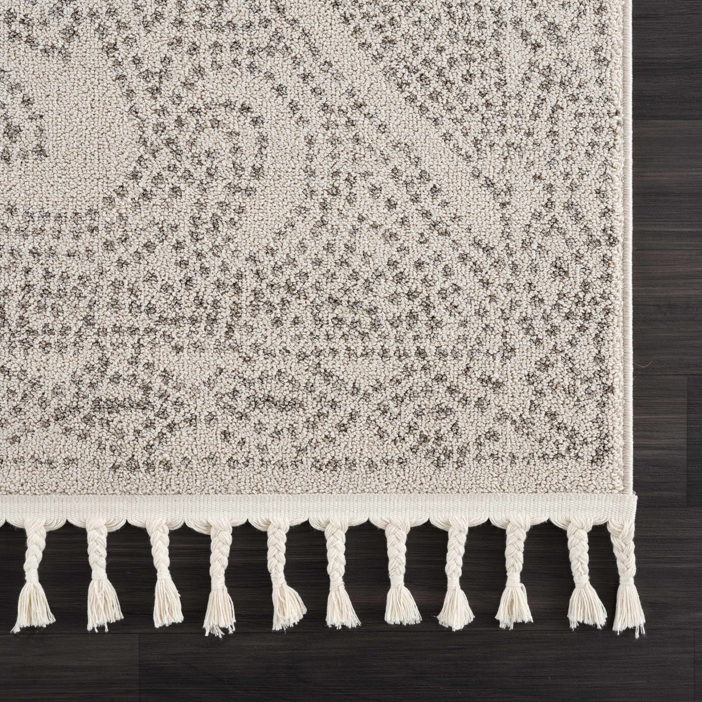 Birdwood Cream & Brown Area Rug - Quahog Bay Bedding