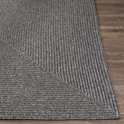 Black Braided Faux Jute Rug - Quahog Bay Bedding