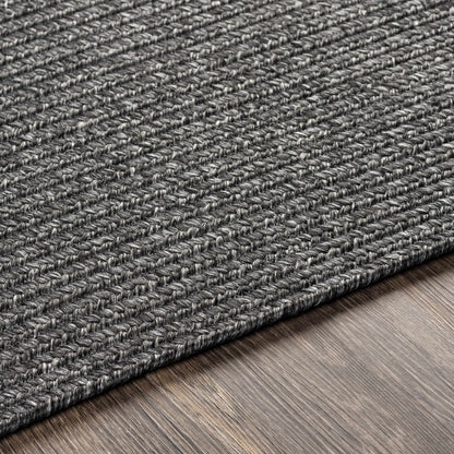 Black Braided Faux Jute Rug - Quahog Bay Bedding