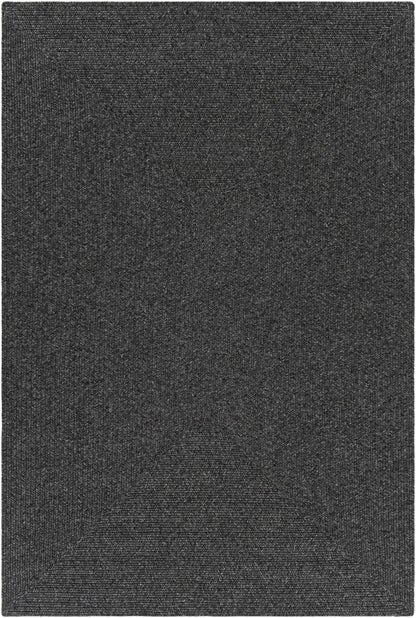 Black Braided Faux Jute Rug - Quahog Bay Bedding