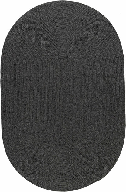 Black Braided Faux Jute Rug - Quahog Bay Bedding