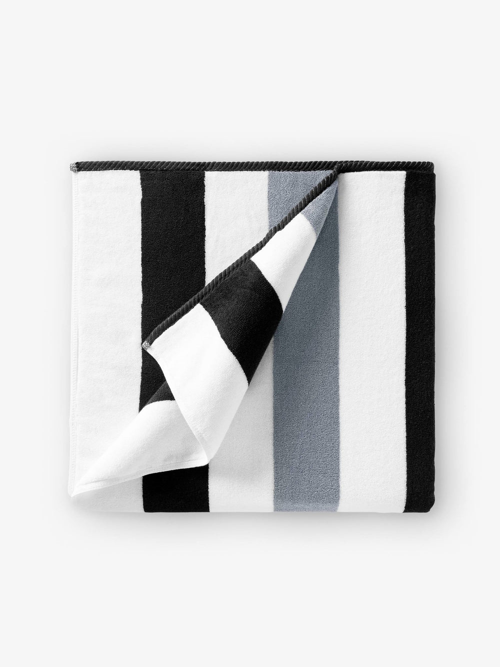 Black & Stone Classic Cabana Beach Towel - Quahog Bay Bedding