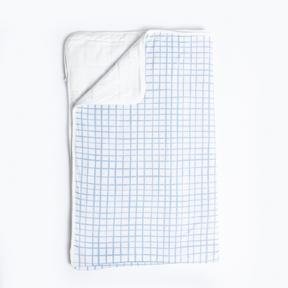 Blanket - Blue Window Pane - Quahog Bay Bedding