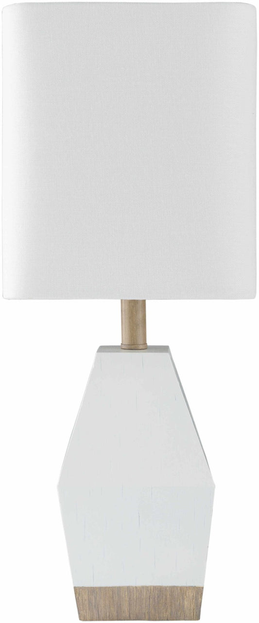 Blinsung White Contemporary Table Lamp - Quahog Bay Bedding