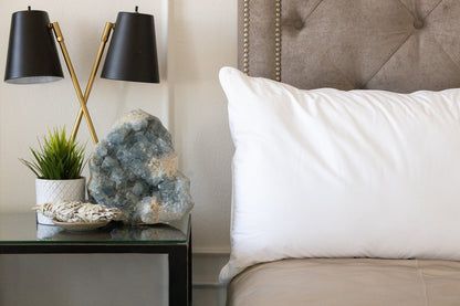 Bliss Pillow - Luxury American Made 100% Cotton Goose Down - Quahog Bay Bedding