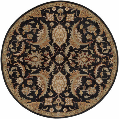 Blomkest Black&Yellow Traditional Wool Carpet - Quahog Bay Bedding