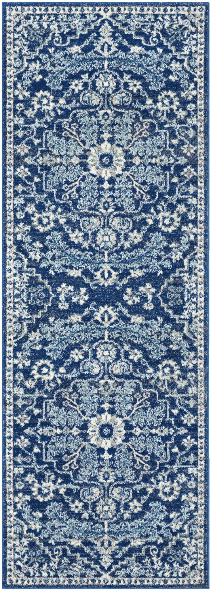 Blue Bodrum Area Rug - Quahog Bay Bedding