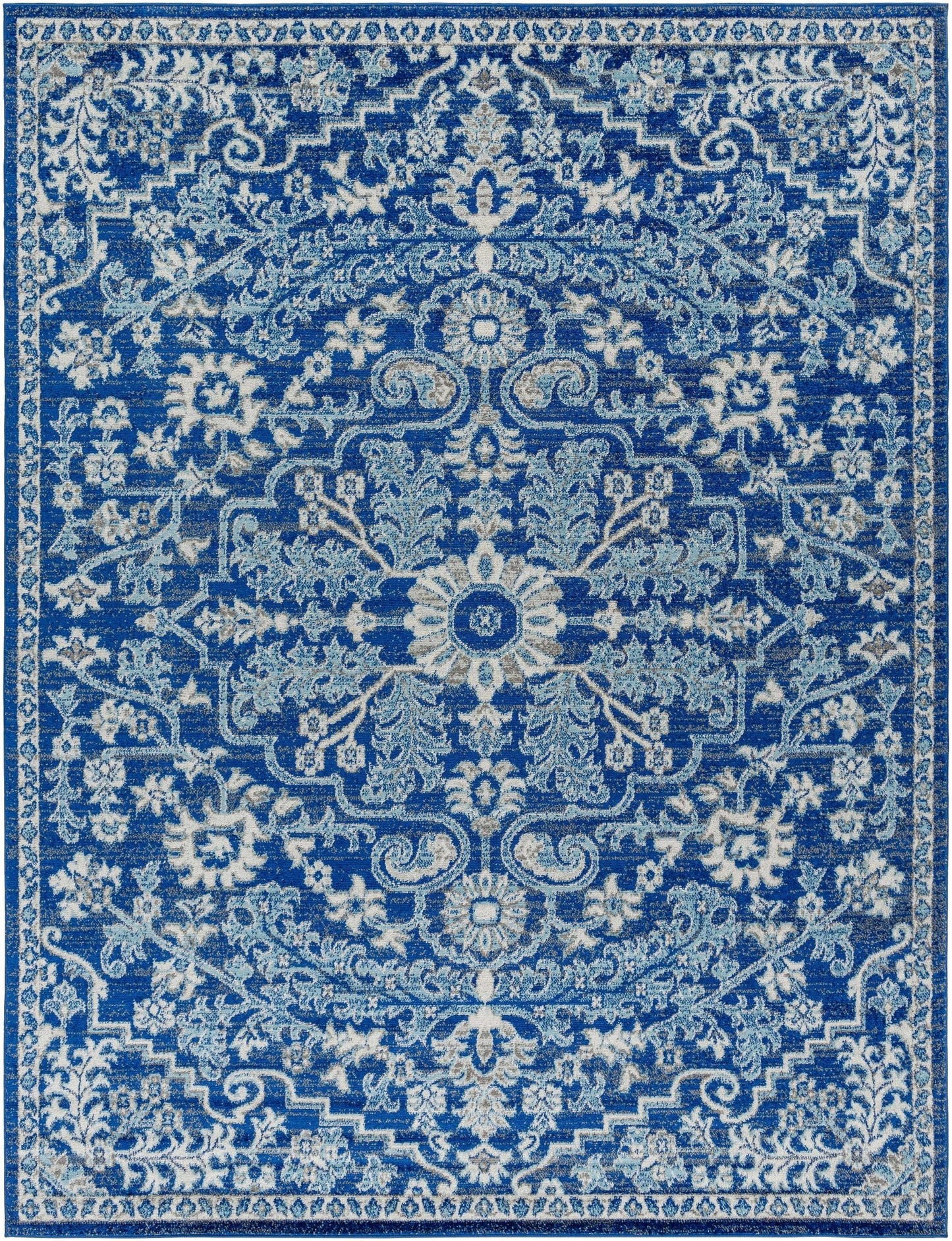 Blue Bodrum Area Rug - Quahog Bay Bedding