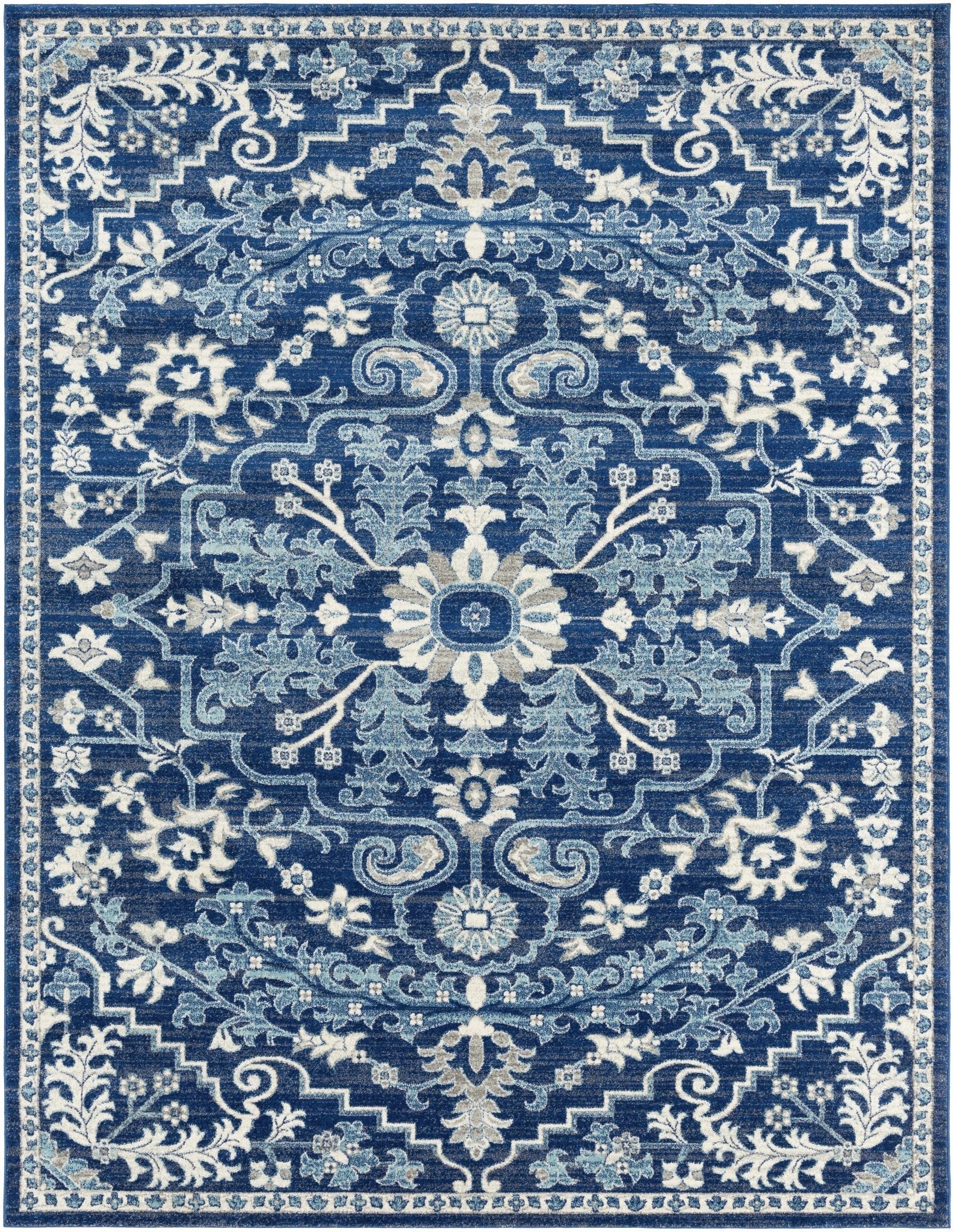 Blue Bodrum Area Rug - Quahog Bay Bedding
