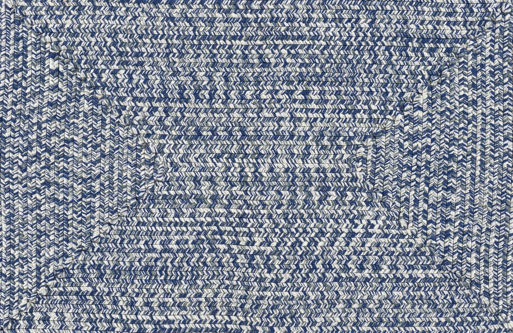 Blue Braided Faux Jute Rug - Quahog Bay Bedding