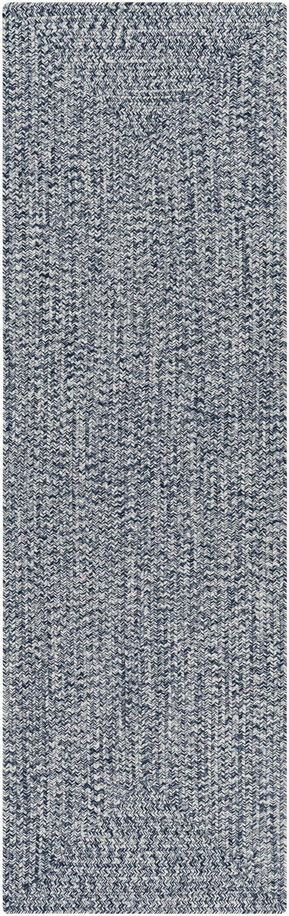 Blue Braided Faux Jute Rug - Quahog Bay Bedding