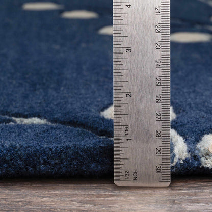 Blue Elsu Area Rug - Quahog Bay Bedding