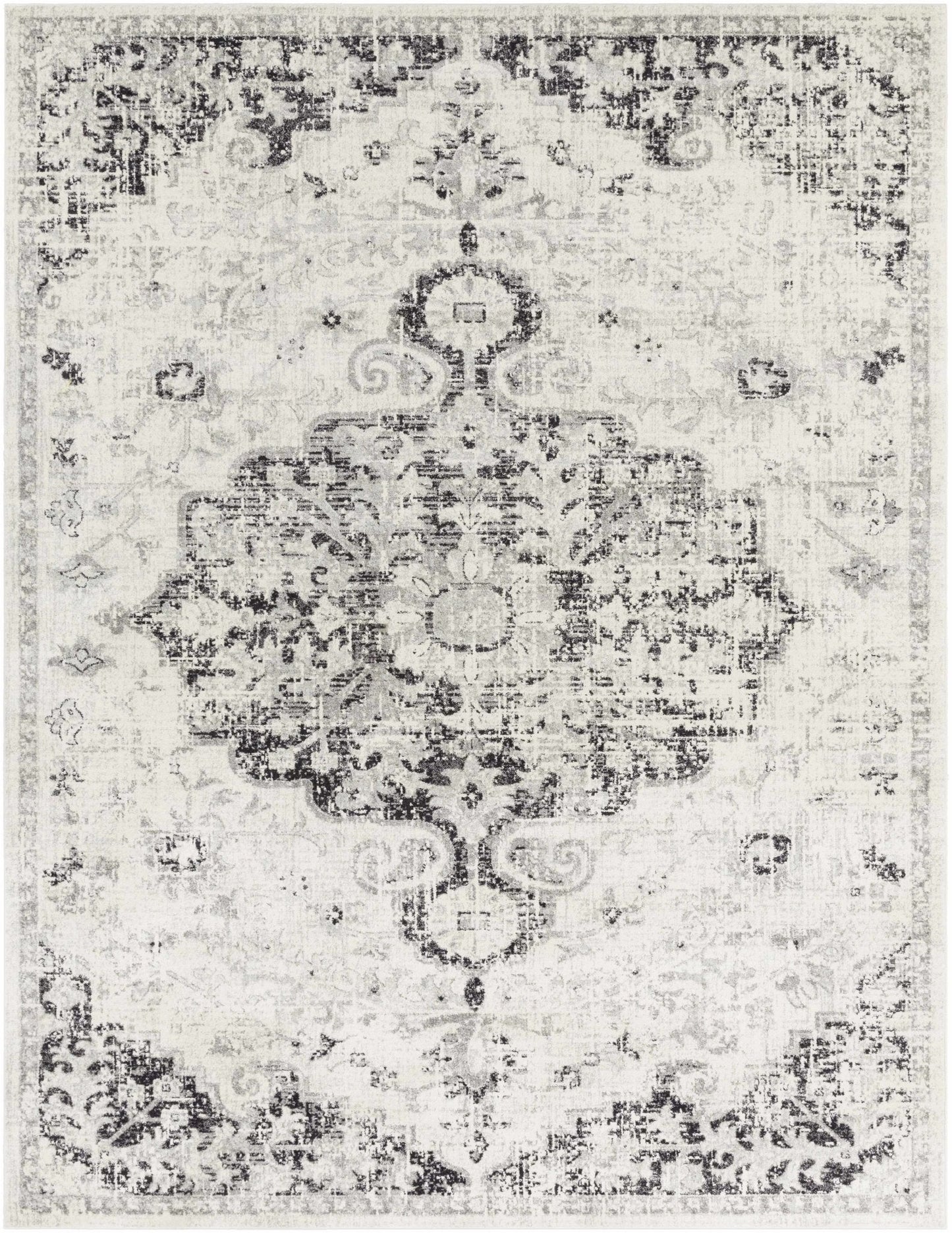 Bodrum Gray Area Rug - Quahog Bay Bedding