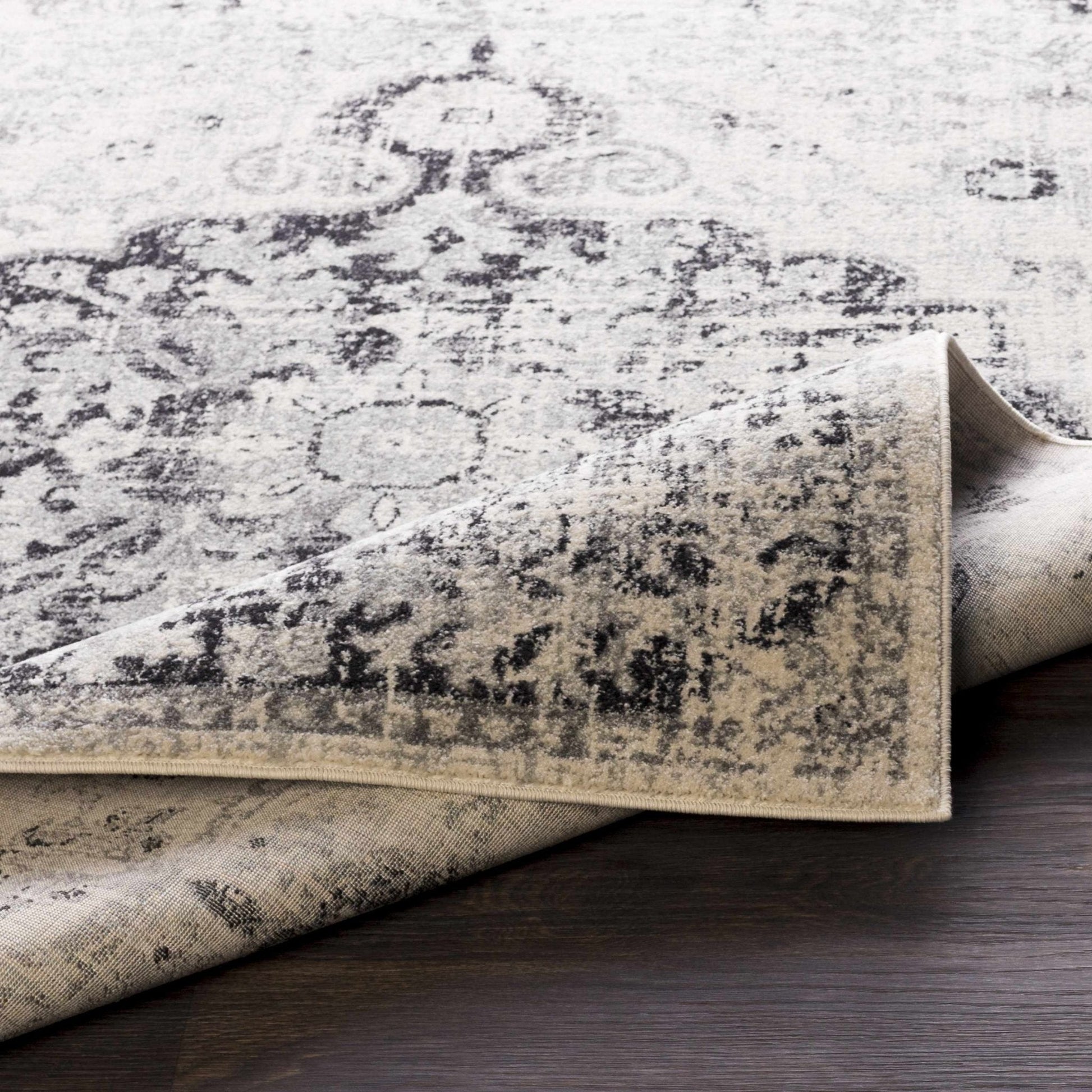 Bodrum Gray Area Rug - Quahog Bay Bedding