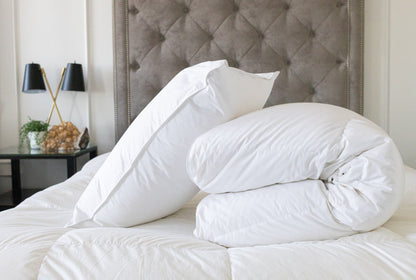 Bohemia Comforter - Luxury American Made Egyptian Cotton Goose Down - Quahog Bay Bedding