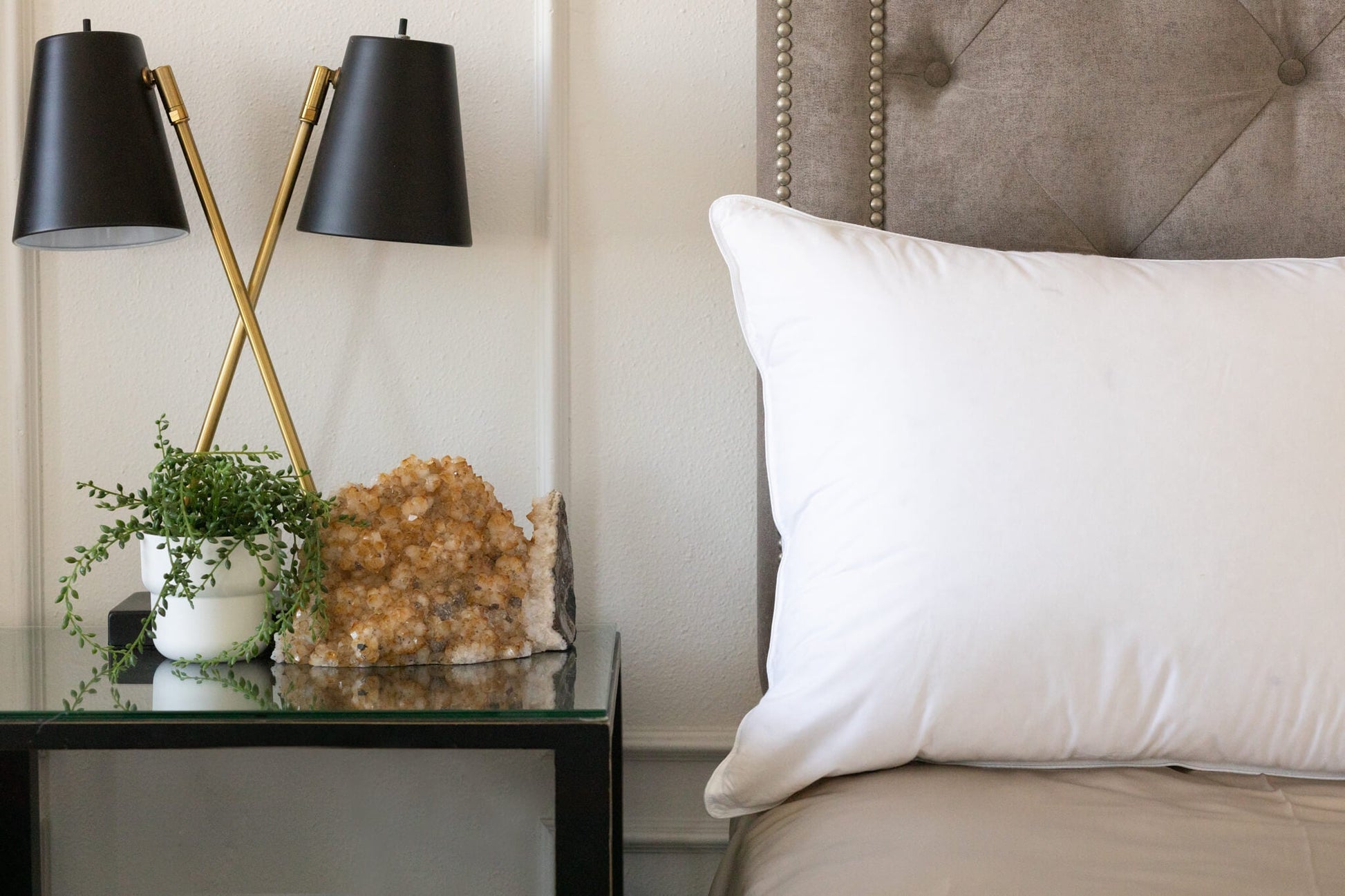 Bohemia Pillow - Luxury American Made Egyptian Cotton Goose Down - Quahog Bay Bedding