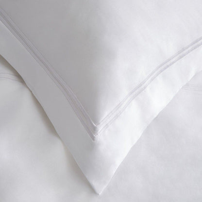 600TC Border Stripe Embroidered Duvet Set