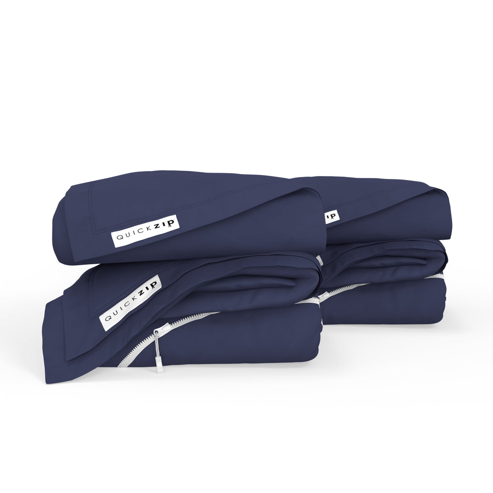 QuickZip Fitted Plus Spare Bundle - Percale