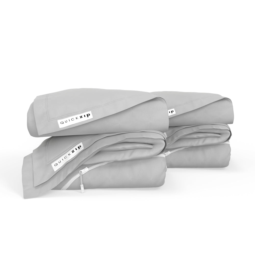 QuickZip Fitted Plus Spare Bundle - Percale