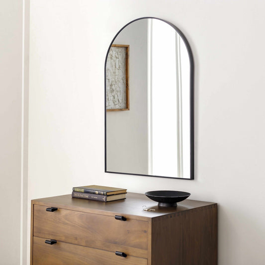Brembilla Black Frame Mirror - Quahog Bay Bedding