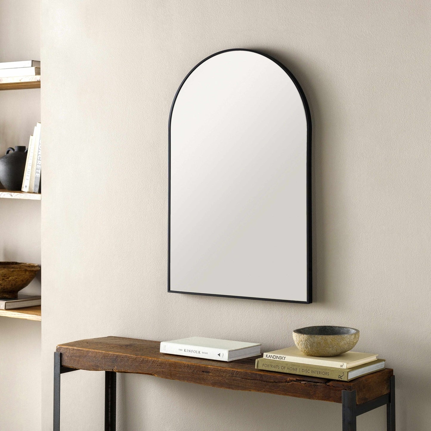 Brembilla Black Frame Mirror - Quahog Bay Bedding
