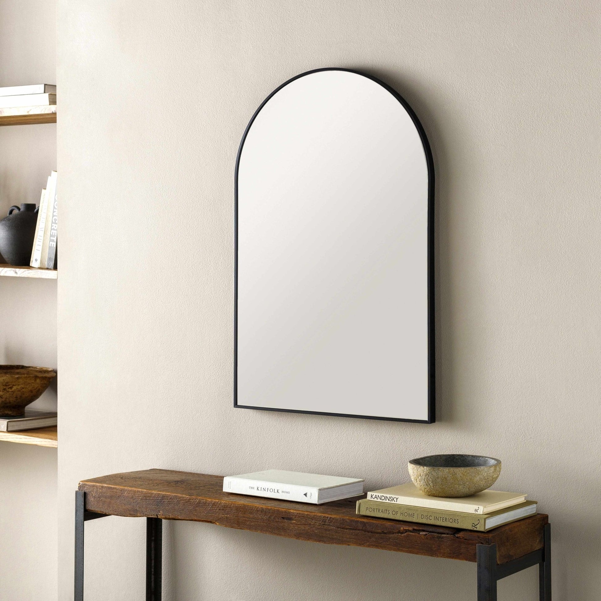 Brembilla Black Frame Mirror - Quahog Bay Bedding