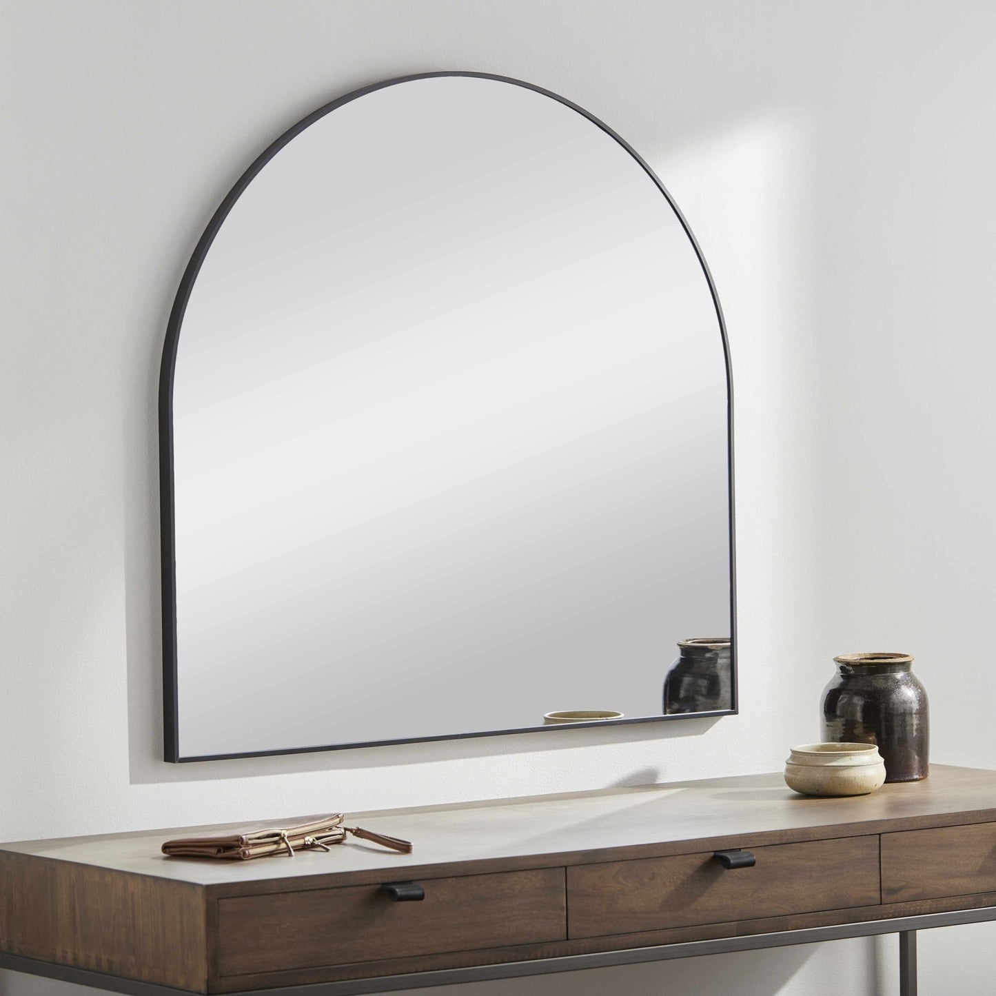 Brembilla Black Frame Mirror - Quahog Bay Bedding